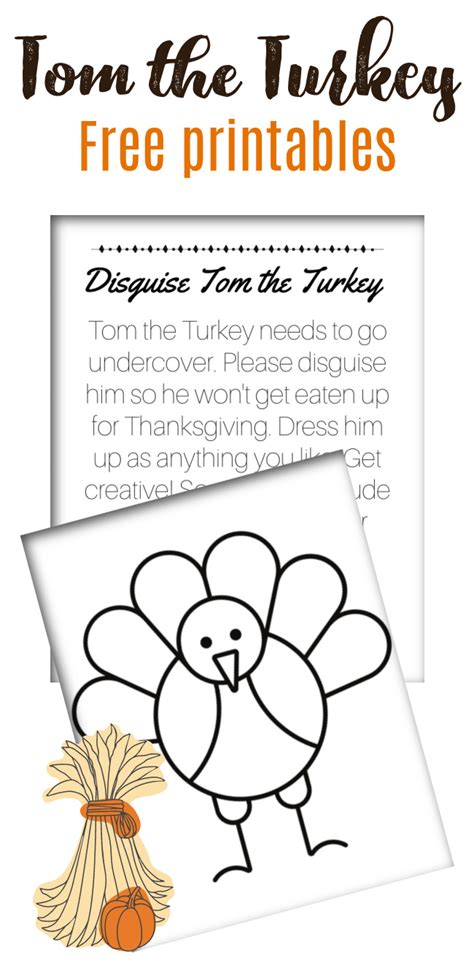 Tom The Turkey Template